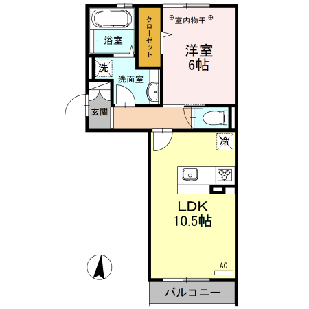 ロイジェントパークス レイクタウン Ⅲ Eの間取り