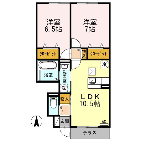 ベル カノンの間取り