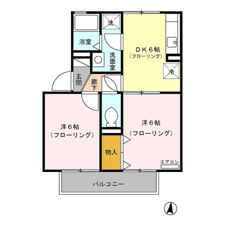 リヴェールの間取り