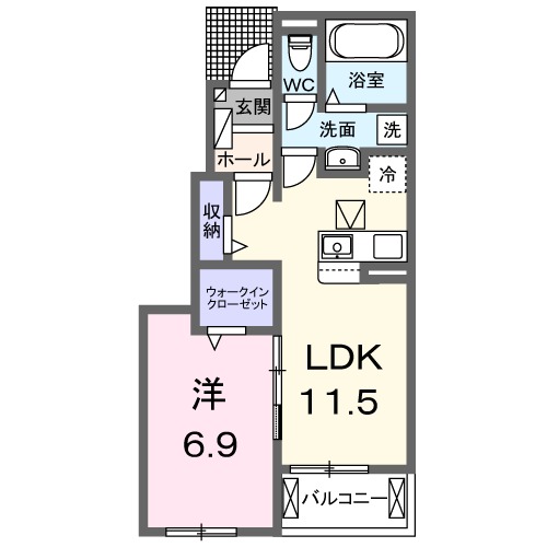 ニューライズ蔵屋敷 Ⅰの間取り