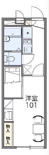 レオパレスウエノの間取り