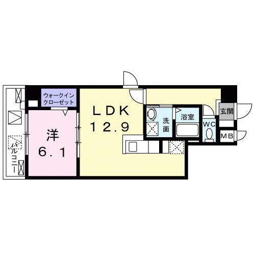 クルール尼崎の間取り