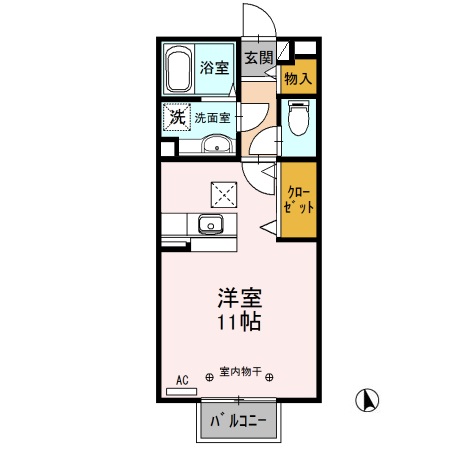 フラワーフレンドの間取り