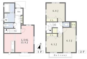 ヴァン・コリーヌⅩ番館の間取り
