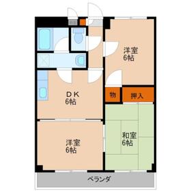 グリーンハイツの間取り