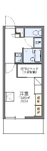 レオパレスかみはら通りの間取り