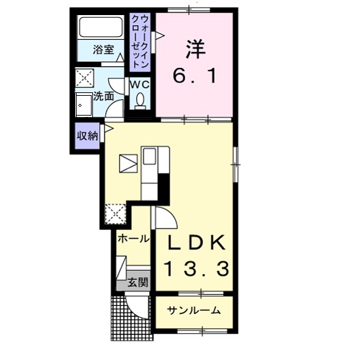 シエル ファミールの間取り