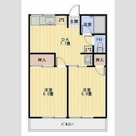 シテイハイム フキAの間取り