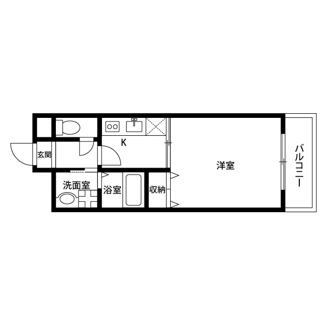 アンプルールフェールネサンスの間取り