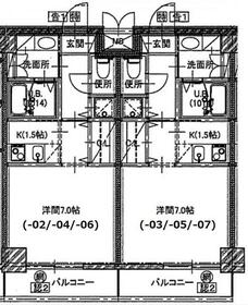 S-FORT八王子堀之内の間取り