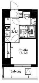 エスティメゾン戸越の間取り