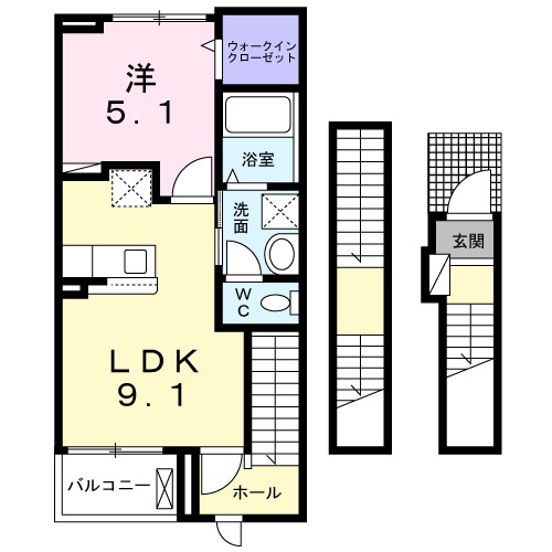 メゾン23の間取り