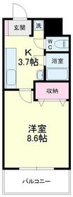 ライフ第6マンション藤枝駅前の間取り