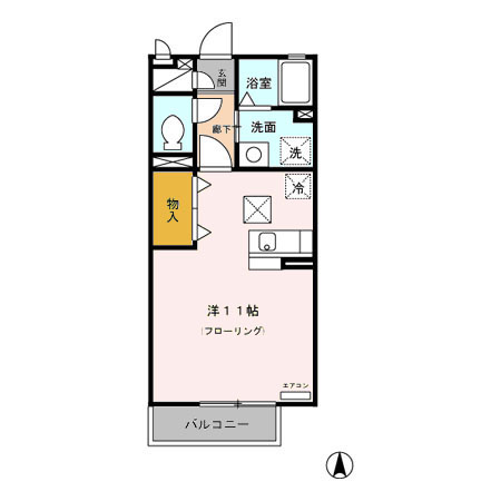 ビギニングAの間取り