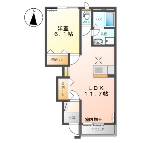 エスポア スカイの間取り