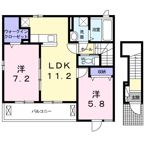 メゾン エリーの間取り
