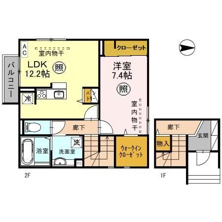 contadino(コンタディーノ)の間取り