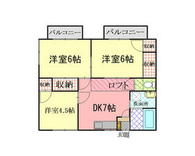 笹本ハイツBの間取り