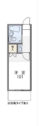 レオパレス東戸塚ヒルズの間取り