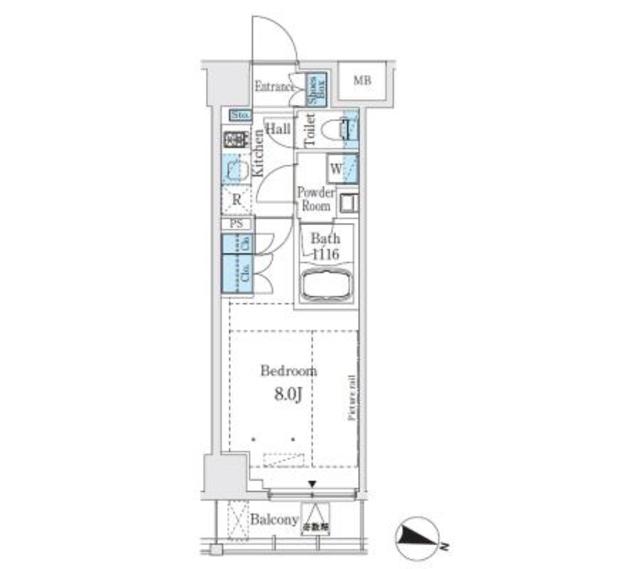 GLACIER大塚の間取り