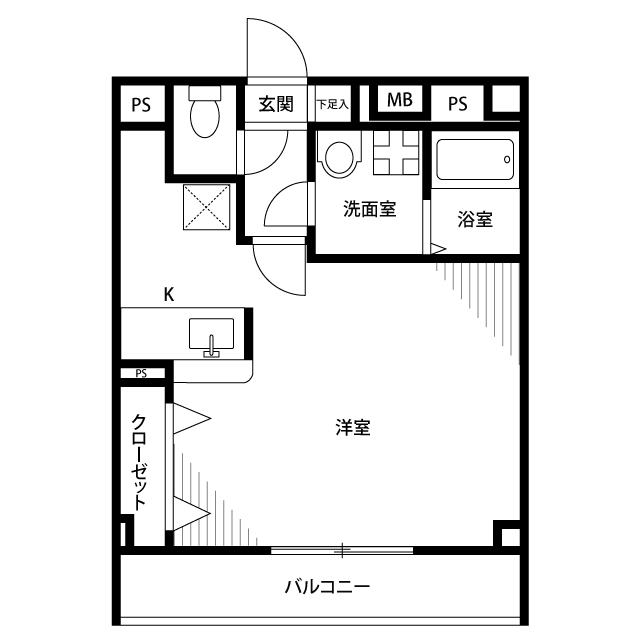 アンプルール フェール YAHAGIの間取り