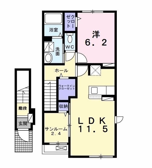 キャンディハウスⅡの間取り