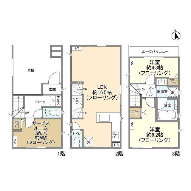 Kolet平間#08の間取り