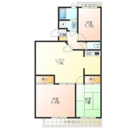 ラ・セゾン富士の間取り