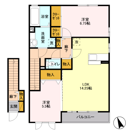 ヴェルドミールの間取り