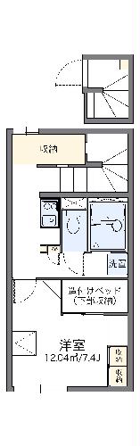 レオパレスフォ-レストⅡの間取り