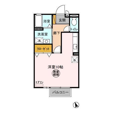 サンク・ソレイユ A・Bの間取り