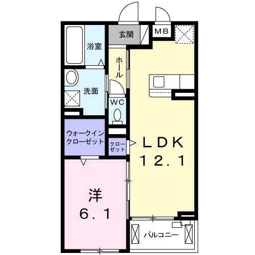 EASTⅣ(イーストⅣの間取り