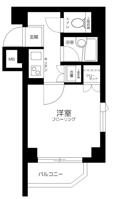 ルーブル中野坂上参番館の間取り