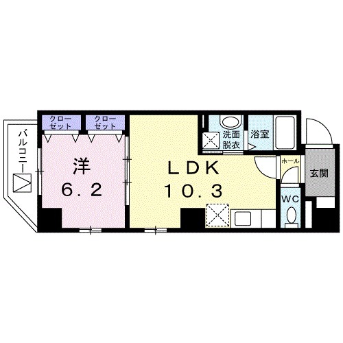 ラ・ポーズ ゾーの間取り