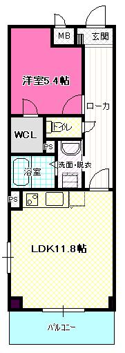 ピースフルプレイスの間取り