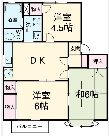 トルースヒルズITM K棟の間取り