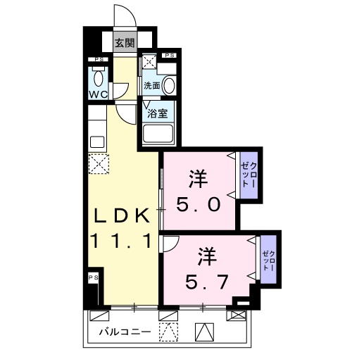 グラン ファムの間取り