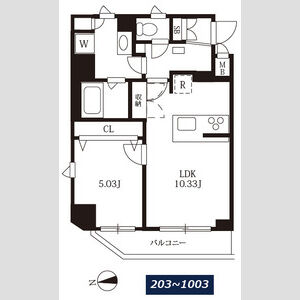 マキシヴ浅草の間取り