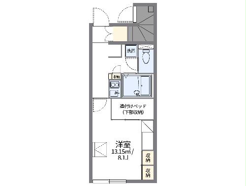 レオパレスＹＵＫＡの間取り
