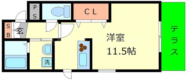 フェリースビエントの間取り