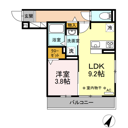 サンモールの間取り