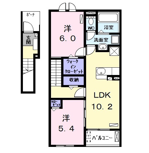 ボルシュクセの間取り