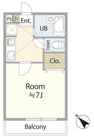 スタジオーネ参番館の間取り