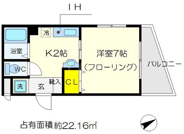 ラ・リッシュ北梅田の間取り