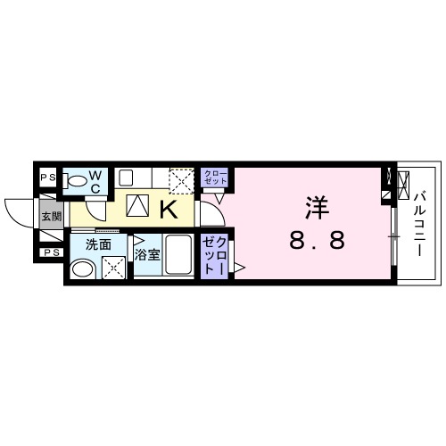シャトーエレガントの間取り