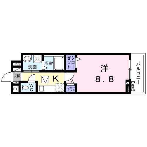 シャトーエレガントの間取り