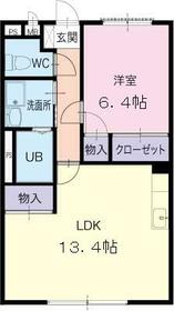 ハイツフラワーガーデンマーガレットの間取り