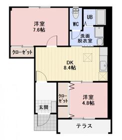 Blue Woodの間取り