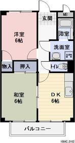 Surplus Two Ichikawa Aの間取り