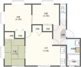 共豊ハイツ1の間取り